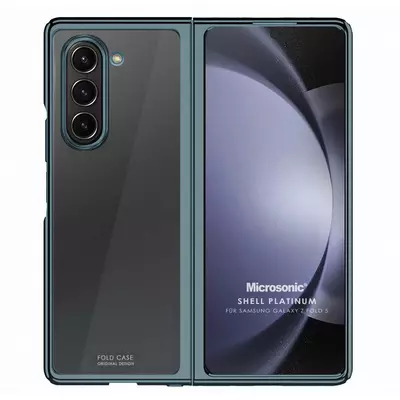 Microsonic Samsung Galaxy Z Fold 5 Kılıf Shell Platinum Yeşil