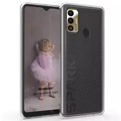 Microsonic TECNO Spark 7T Kılıf Transparent Soft Şeffaf