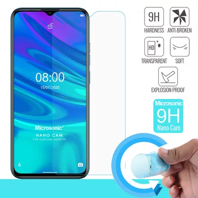 Microsonic Ulefone Note 9P Nano Glass Cam Ekran Koruyucu