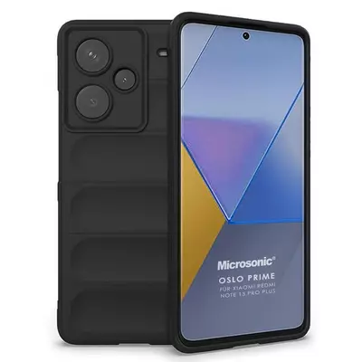 Microsonic Xiaomi Redmi Note 13 Pro Plus 5G Kılıf Oslo Prime Siyah