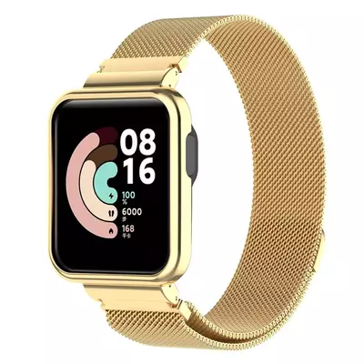 Microsonic Xiaomi Redmi Watch 2 Lite Milanese Loop Kordon Gold