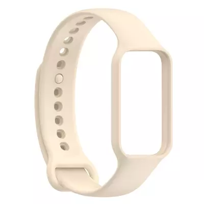 Microsonic Xiaomi Smart Band 8 Active Kordon, Silicone Sport Band Bej