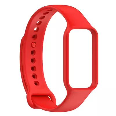 Microsonic Xiaomi Smart Band 8 Active Kordon, Silicone Sport Band Kırmızı