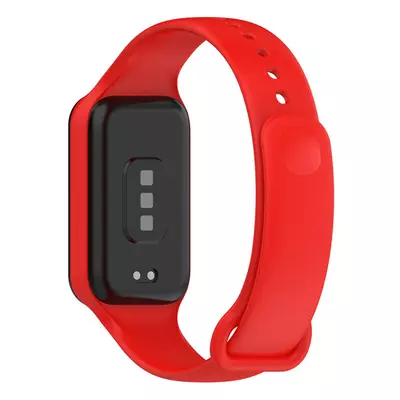 Microsonic Xiaomi Smart Band 8 Active Kordon, Silicone Sport Band Kırmızı