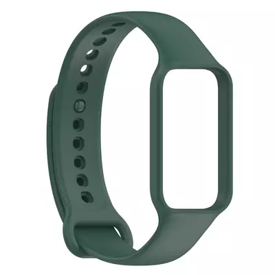 Microsonic Xiaomi Smart Band 8 Active Kordon, Silicone Sport Band Koyu Yeşil