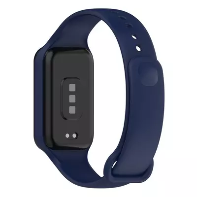 Microsonic Xiaomi Smart Band 8 Active Kordon, Silicone Sport Band Lacivert