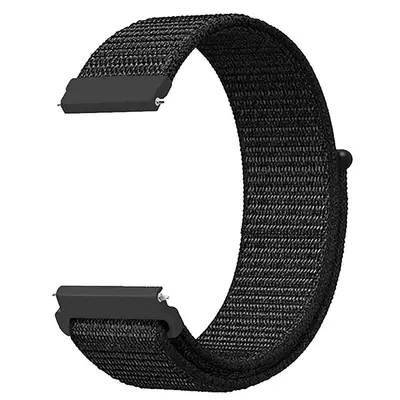 Microsonic Xiaomi Watch 2 Hasırlı Kordon Woven Sport Loop Siyah