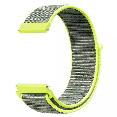 Microsonic Xiaomi Watch S1 Pro Hasırlı Kordon Woven Sport Loop Sarı