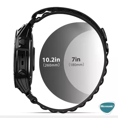 Microsonic Xiaomi Watch S3 Kordon Alpine Loop Turuncu