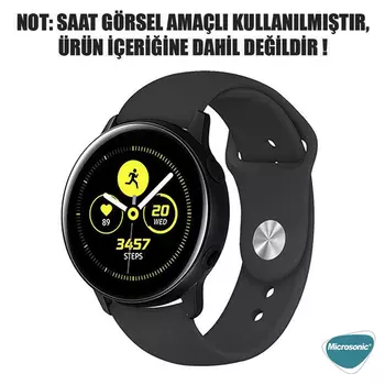 Microsonic Amazfit Balance Silicone Sport Band Koyu Yeşil