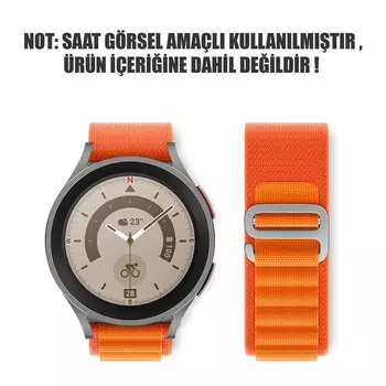 Microsonic Amazfit Bip U Kordon Alpine Loop Turuncu