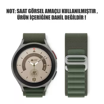 Microsonic Amazfit Bip U Kordon Alpine Loop Yeşil