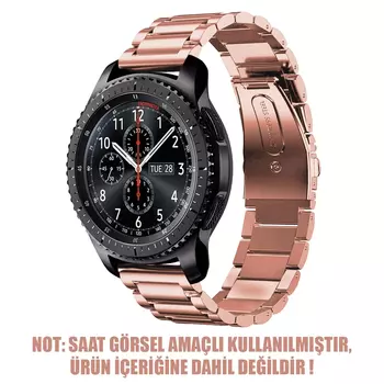 Microsonic Amazfit Cheetah (Round) Metal Stainless Steel Kordon Rose Gold