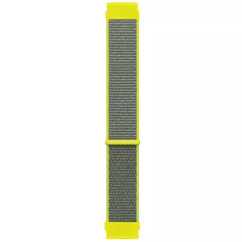 Microsonic Amazfit GTS 2 42mm Hasırlı Kordon Woven Sport Loop Sarı