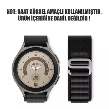 Microsonic Amazfit GTS 2 Kordon Alpine Loop Siyah