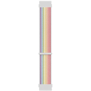 Microsonic Amazfit GTS 2 Mini 40mm Hasırlı Kordon Woven Sport Loop Pride Edition