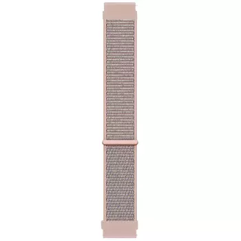 Microsonic Amazfit GTS 2e 42mm Hasırlı Kordon Woven Sport Loop Rose Gold