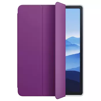 Microsonic Apple iPad Air 11 2024 Kılıf (A2902-A2903) Slim Translucent Back Smart Cover Mor