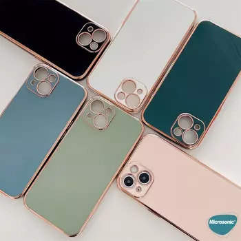 Microsonic Apple iPhone 14 Kılıf Olive Plated Yeşil