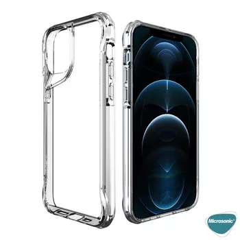 Microsonic Apple iPhone 15 Kılıf Trex Bumper Şeffaf