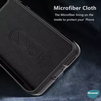 Microsonic Apple iPhone 8 Kılıf Oslo Prime Siyah