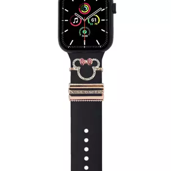 Microsonic Apple Watch 7 45mm Kordon Aksesuarı Minnie Mouse Charm