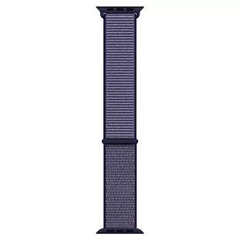 Microsonic Apple Watch Series 9 41mm Hasırlı Kordon Woven Sport Loop Lacivert