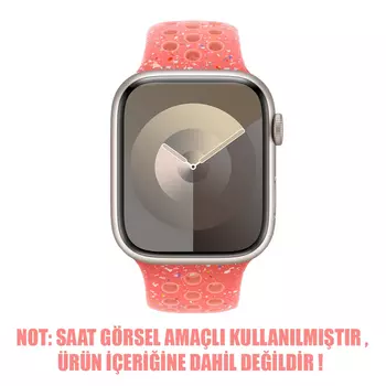 Microsonic Apple Watch Series 9 45mm Kordon Flame Sport Band Yavruağzı