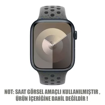 Microsonic Apple Watch Series 9 45mm Kordon Flame Sport Band Yeşil