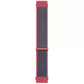 Microsonic Garmin Forerunner 55 Hasırlı Kordon Woven Sport Loop Koyu Pembe