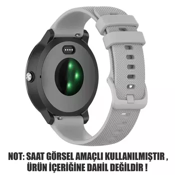 Microsonic Garmin Venu 3S Kordon, Silicone Sport Band Gri