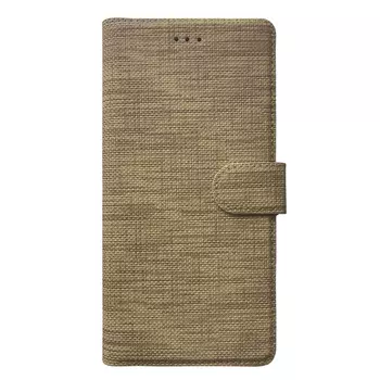 Microsonic General Mobile GM8 Go Kılıf Fabric Book Wallet Gold