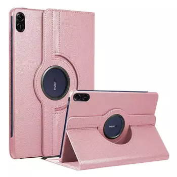 Microsonic Honor Pad X9 Kılıf 360 Rotating Stand Deri Rose Gold