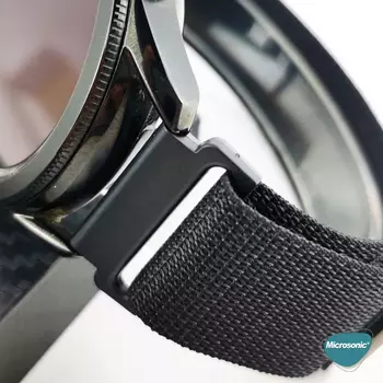 Microsonic Huawei Watch GT 3 Pro Titanium Kordon Alpine Loop Bej
