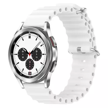 Microsonic Huawei Watch GT 3 Pro Titanium Kordon Ocean Band Beyaz