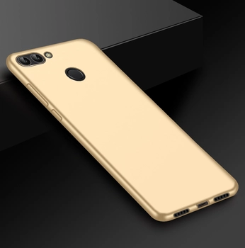 Microsonic Matte Silicone Asus Zenfone Max Plus M1 (5.7'') ZB570TL Kılıf Gold