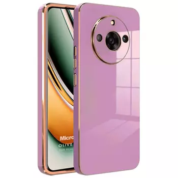 Microsonic Realme 11 Pro Kılıf Olive Plated Lila