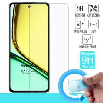 Microsonic Realme 12 Lite Nano Glass Cam Ekran Koruyucu