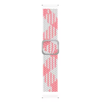 Microsonic Realme Watch S Pro Kordon Braided Loop Band Pembe Beyaz