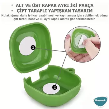 Microsonic Samsung Galaxy Buds 2 Kılıf Cartoon Figürlü Silikon Crtn-Fgr-Jms-Slvn