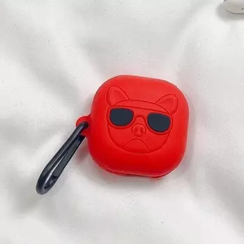 Microsonic Samsung Galaxy Buds FE Kılıf Cartoon Figürlü Silikon Crtn-Fgr-Frnc-Bldg-Krz