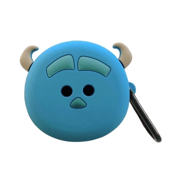 Microsonic Samsung Galaxy Buds FE Kılıf Cartoon Figürlü Silikon Crtn-Fgr-Jms-Slvn