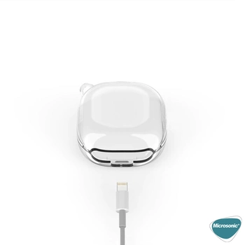 Microsonic Samsung Galaxy Buds Pro Kılıf Bear Figürlü Şeffaf