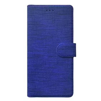 Microsonic Samsung Galaxy S24 Kılıf Fabric Book Wallet Lacivert