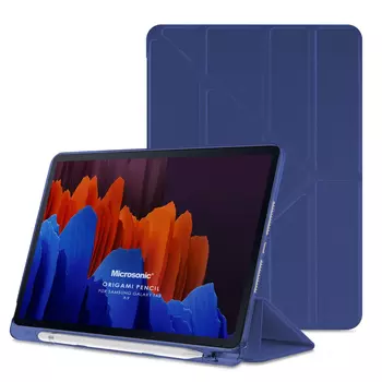 Microsonic Samsung Galaxy Tab A9 Kılıf Origami Pencil Lacivert