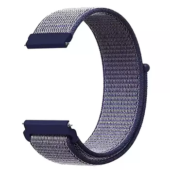 Microsonic Samsung Galaxy Watch 4 Classic 42mm Hasırlı Kordon Woven Sport Loop Mor