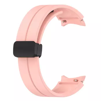 Microsonic Samsung Galaxy Watch 6 Classic 43mm Kordon Ribbon Line Pembe