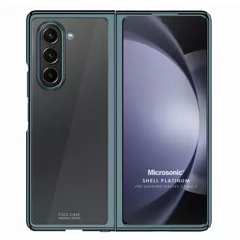 Microsonic Samsung Galaxy Z Fold 5 Kılıf Shell Platinum Yeşil