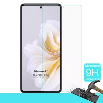 Microsonic TECNO Camon 20 Pro 5G Tempered Glass Cam Ekran Koruyucu