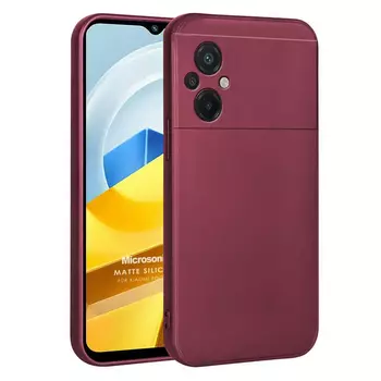 Microsonic Xiaomi Poco M5 Kılıf Matte Silicone Mor